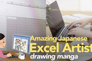 Amazing Japanese Excel Artists! Create Your Own Excel Drawing on Microsoft Spreadsheets