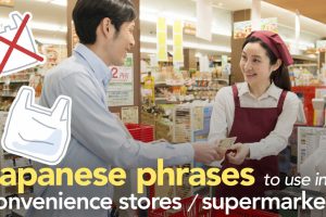 Convenience stores & Supermarkets in Japan with useful phrases