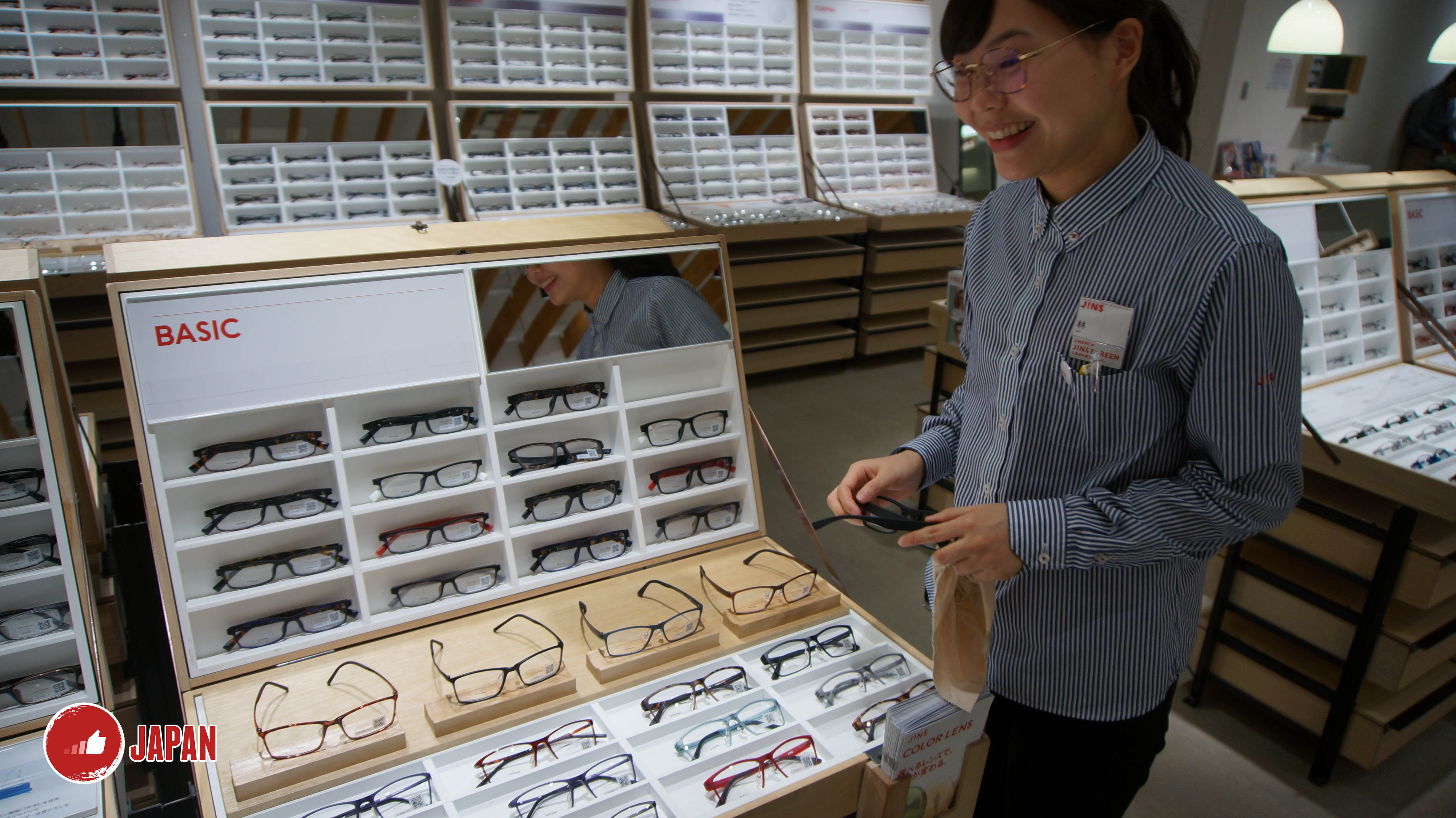 日本連鎖眼鏡店 J!NS 配鏡全過程！