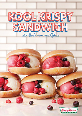 【櫻花期限定】Krispy Kreme覆盆莓雪糕甜甜圈