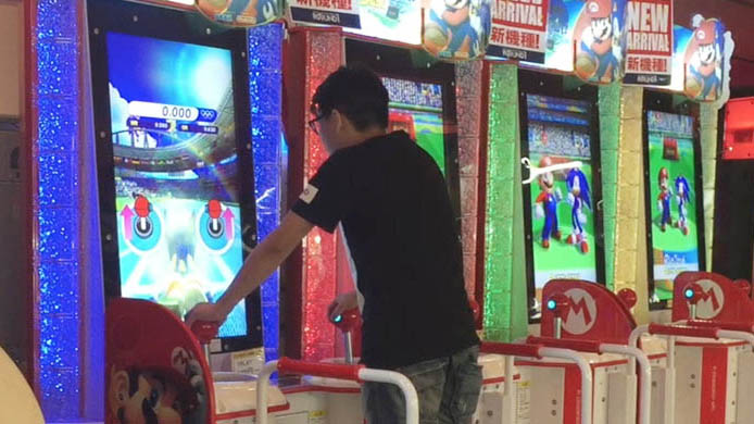 試玩體感《Mario & Sonic AT Rio Olympic Arcade Game》街機