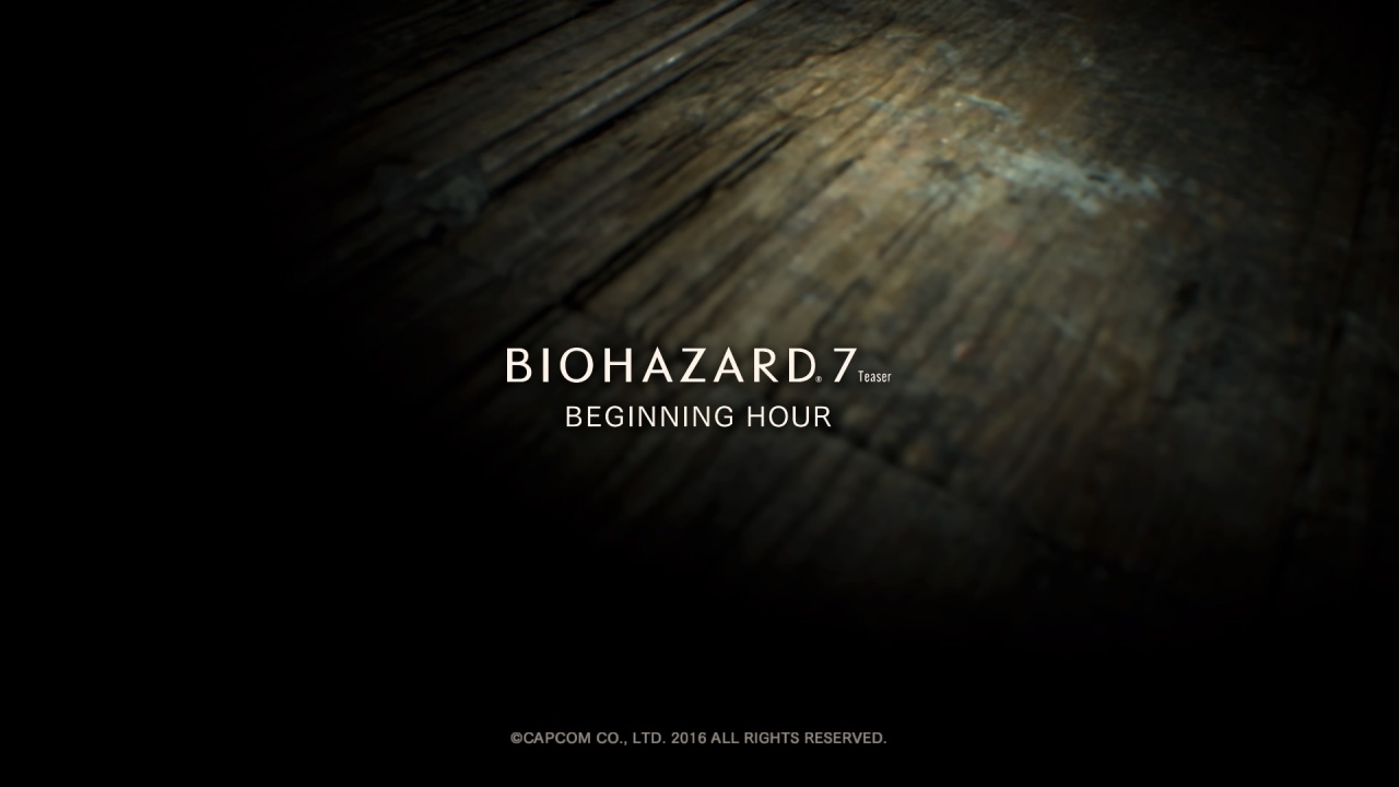 【支援VR】Biohazard 7 明年一月正式登場
