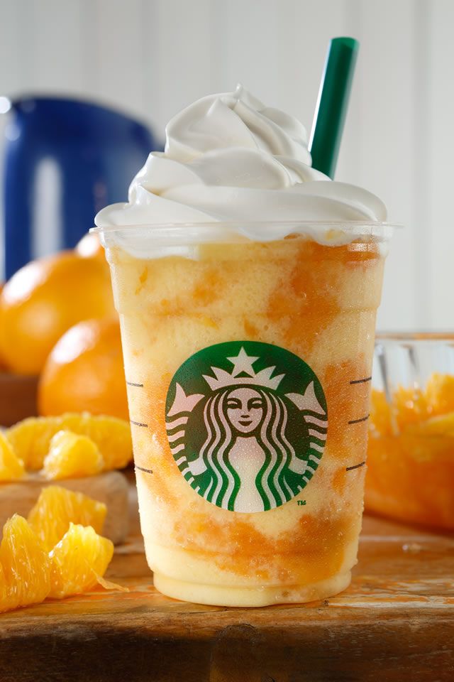 【夏日限定】Starbucks新作！「橙肉星冰樂」