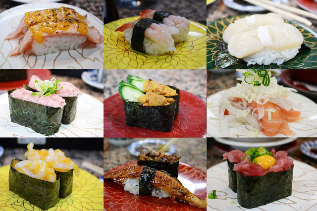 【日本。沖繩】グルメ迴轉壽司市場：盡情地吃吧，划算的迴轉壽司店！