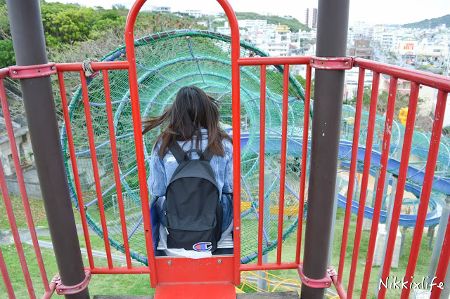 【日本。沖繩】浦添大公園：人氣親子滾輪滑梯