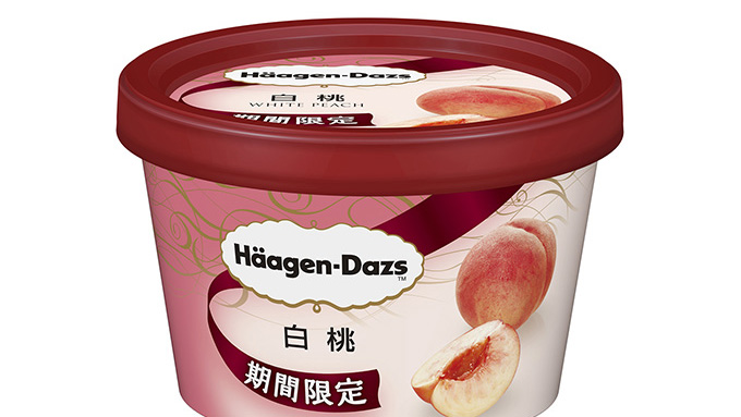 【期間限定】日本Haagen Dazs 白桃新口味！