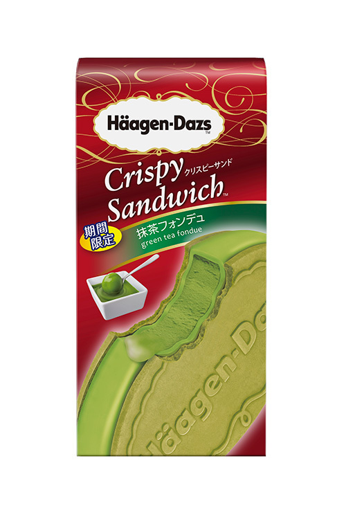 Häagen-Dazs Crispy Sandwich推出新口味「抹茶Fondue」
