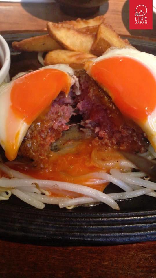AEON Card JAL 之《胃食日本》：肉汁超Juicy～真材實料100％A5黑毛和牛漢堡扒〜