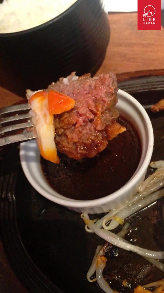 AEON Card JAL 之《胃食日本》：肉汁超Juicy～真材實料100％A5黑毛和牛漢堡扒〜