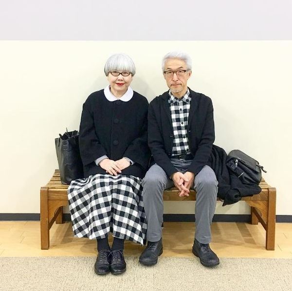 老了都要潮！ 日本老夫妻日日情侶裝