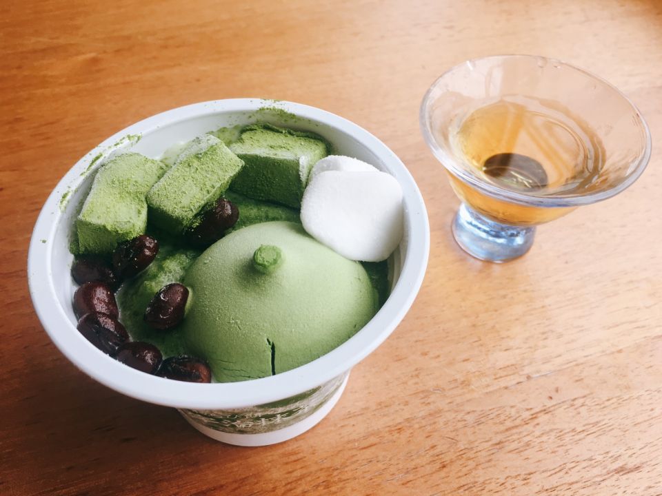 日本7-11，超香濃抹茶甜品「宇治抹茶刨冰」