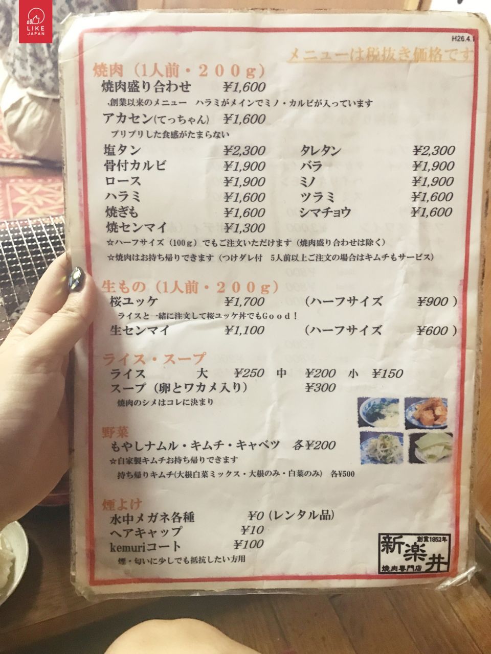 [自遊大阪] 鶴橋燒肉橫町 必食傳統燒肉店 新樂井 大阪自由行