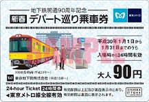 超抵買！  東京metro通車90周年紀念票
