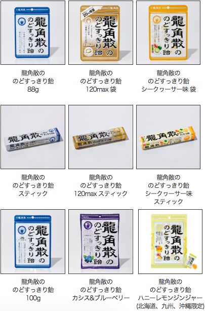 日本大學聲樂系學生 私藏潤喉糖名單