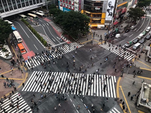 大人氣攝影景點 : 澀谷的路口交叉點