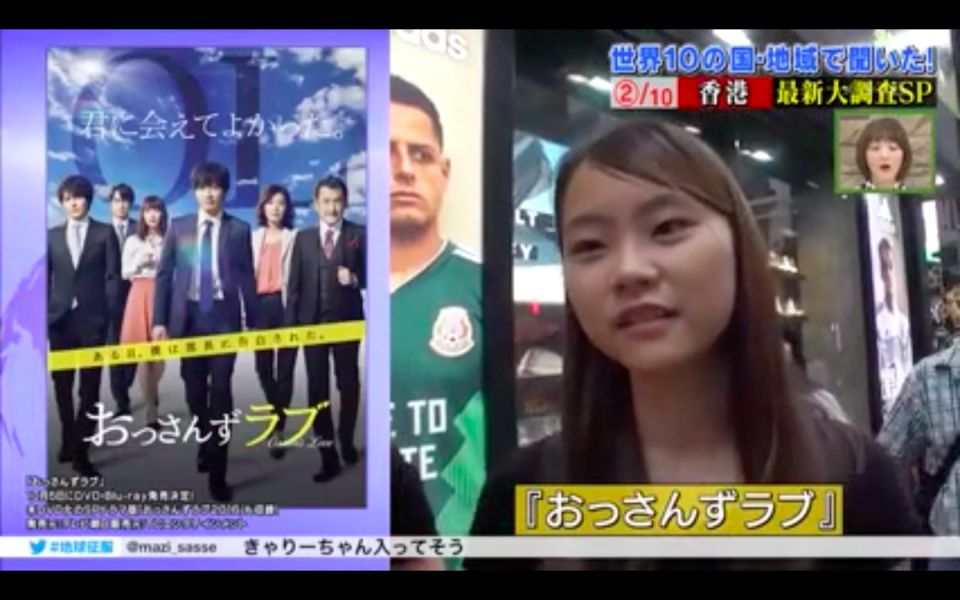 朝日電視台香港街訪 最有名的日本人
