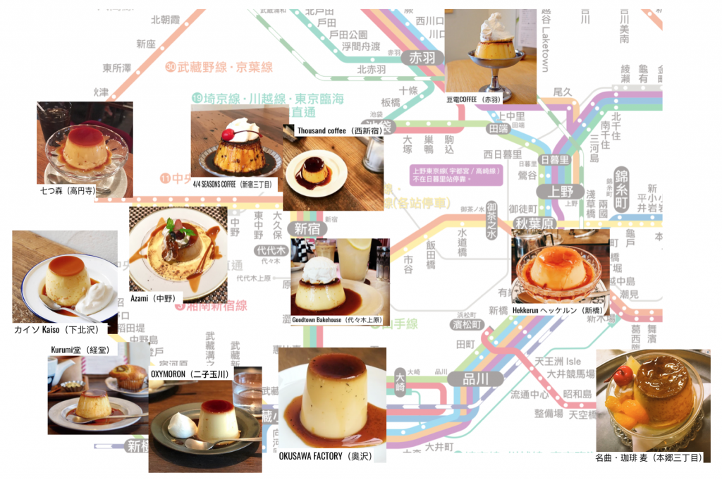 東京美食 12個布甸甜品地圖合集 東京自由行