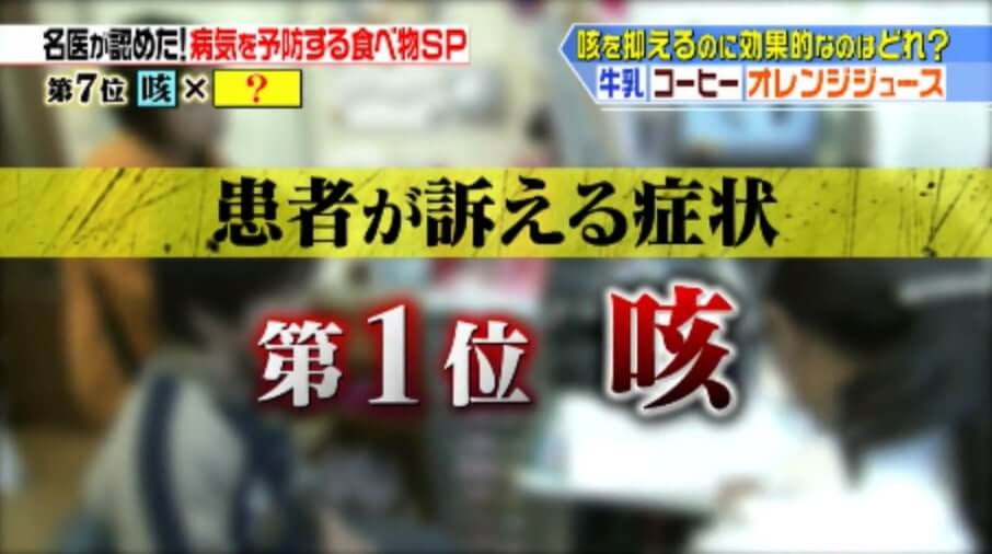 日本節目 介紹舒緩咳嗽、預防流感的食物 度過流感高峰期