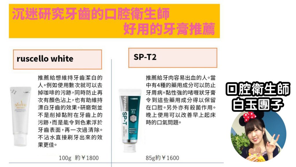  12款好用的牙膏名單 日本口腔衛生師真心推薦