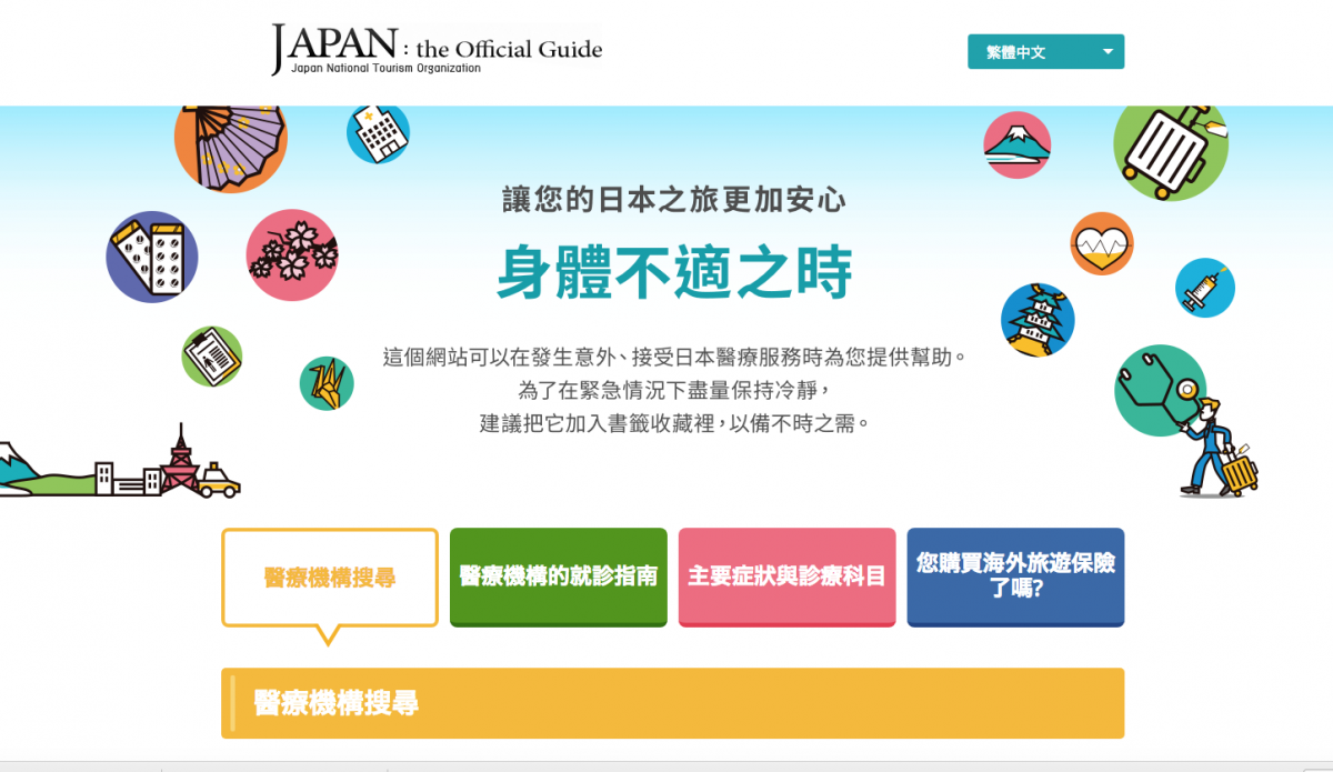 日本搜尋引擎秒搜對應中文醫療機構   言語不通不再可怕