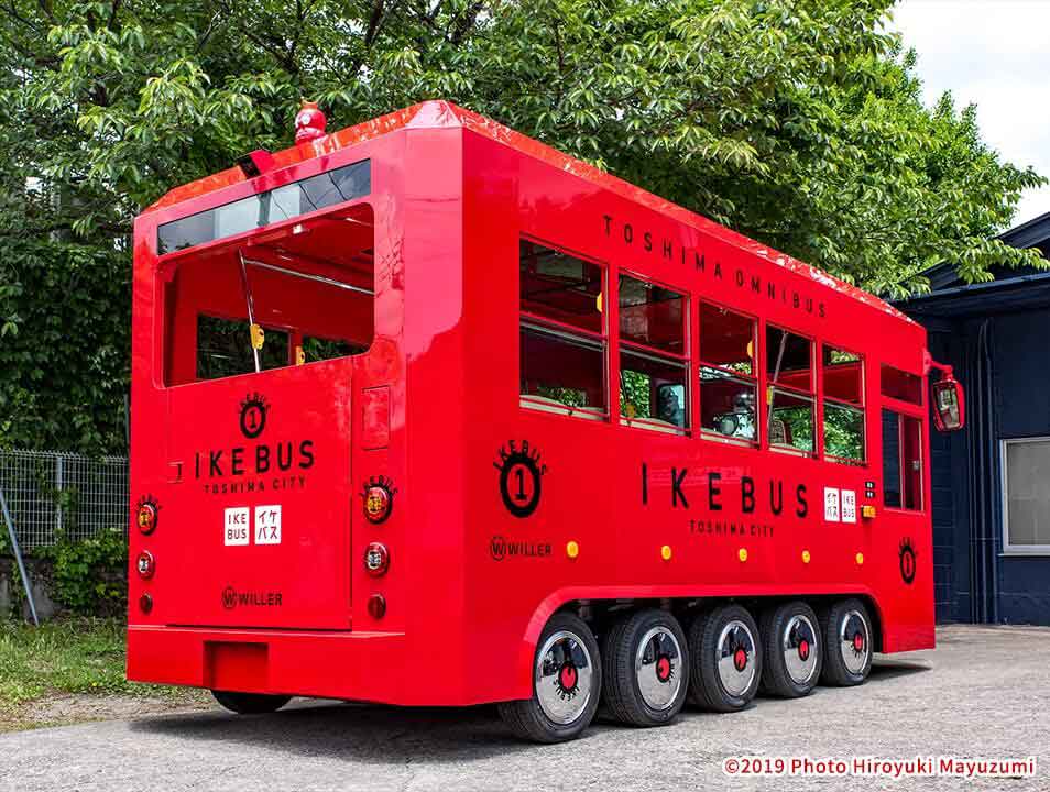 漫遊池袋的最佳交通工具 紅色小巴士IKEBUS正式新登場