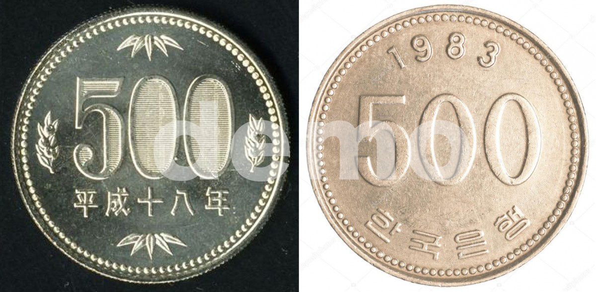 容易令人混亂的100、200日本韓國硬幣！找換時小心注意