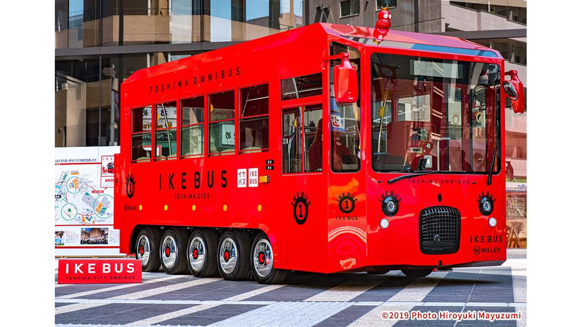 漫遊池袋的最佳交通工具 紅色小巴士IKEBUS正式新登場