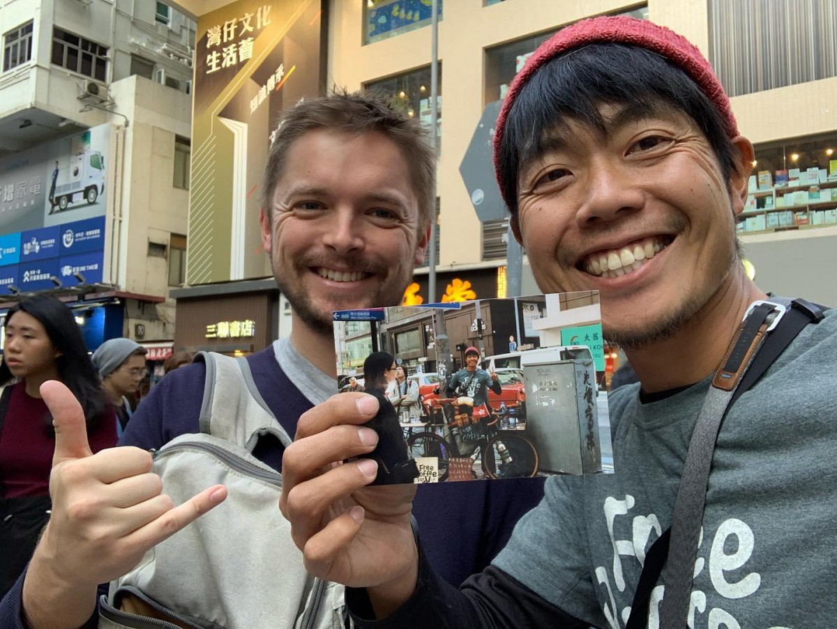 暖心日本人西川昌德香港擺攤 送上自家製咖啡 表達支持港人的心意