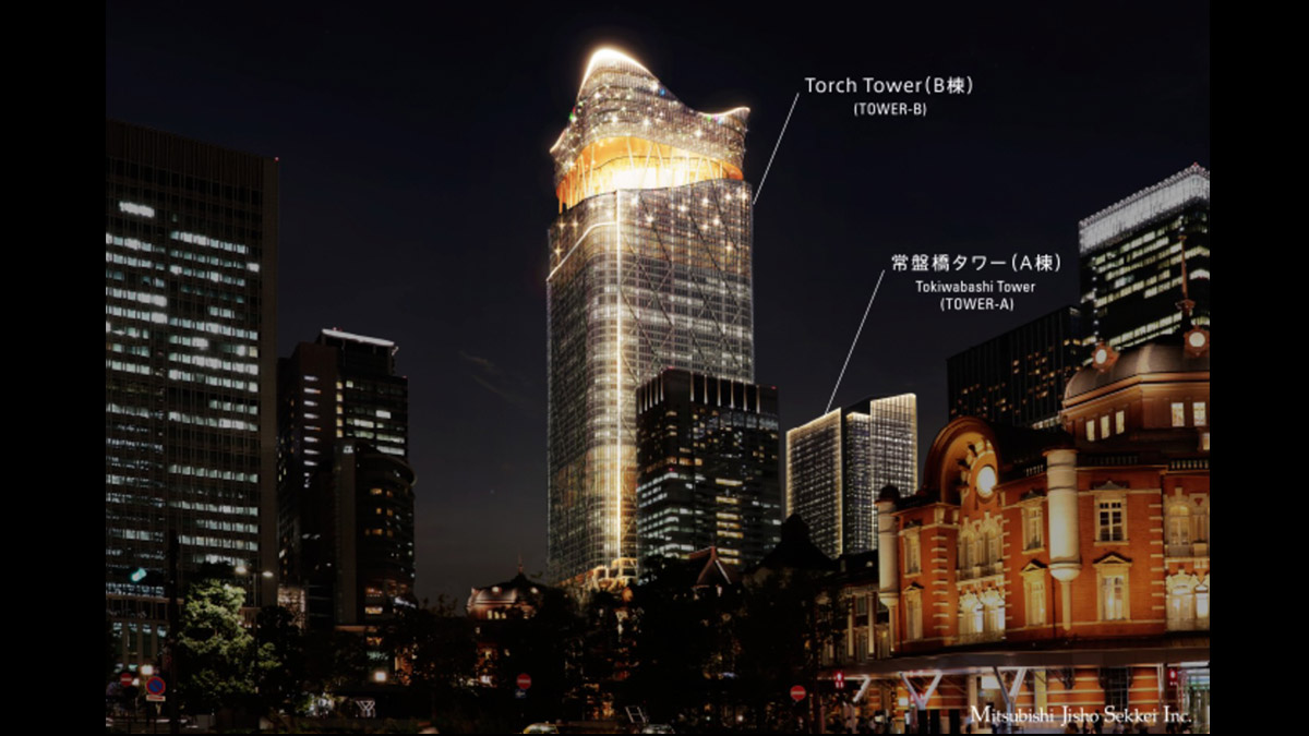 全日本最高大廈「Torch Tower」即將誕生：在東京站前興建的Tokyo Torch地區計劃