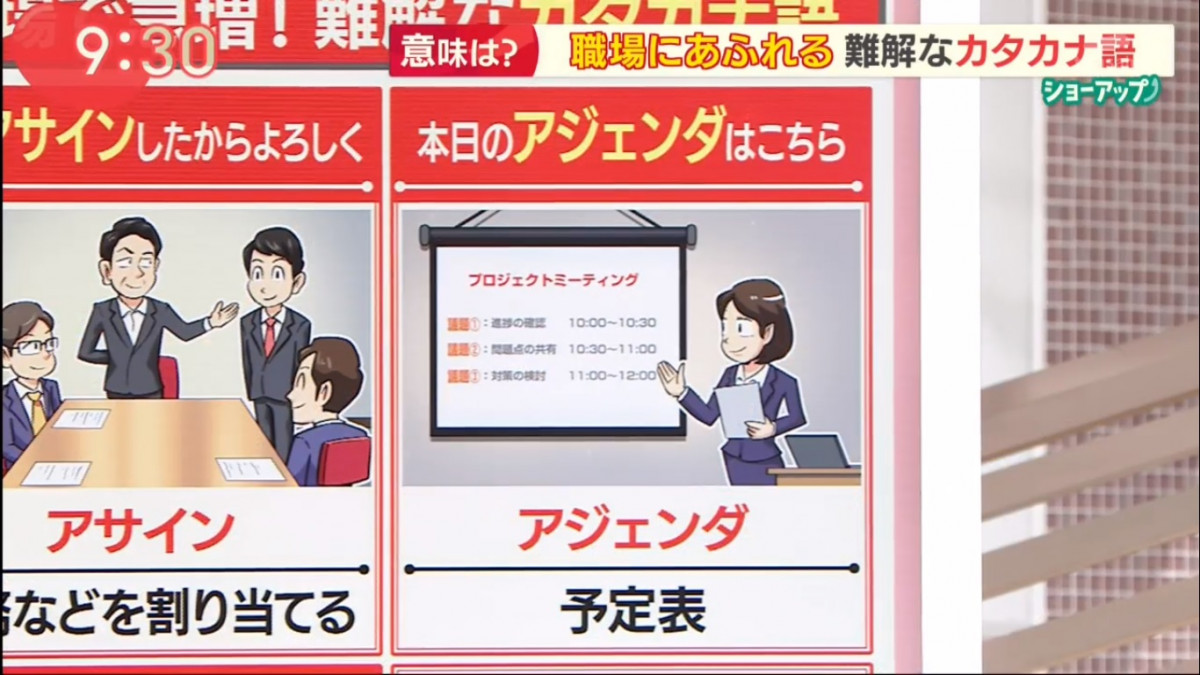 日文英文夾雜使用：日本電影節目講解 職場上讓人摸不著頭腦現象