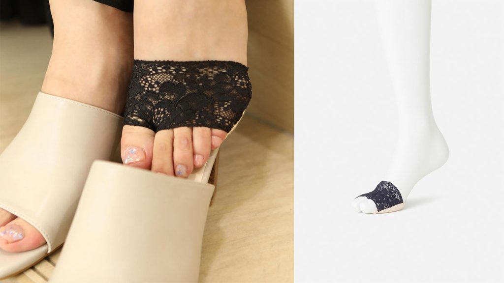 日本人氣item「護墊蕾絲前掌襪」：讓穿高跟鞋的你更舒適的救星
