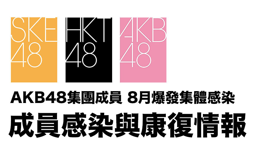 AKB48集團成員 8月爆發集體感染肺炎：總確診數47人