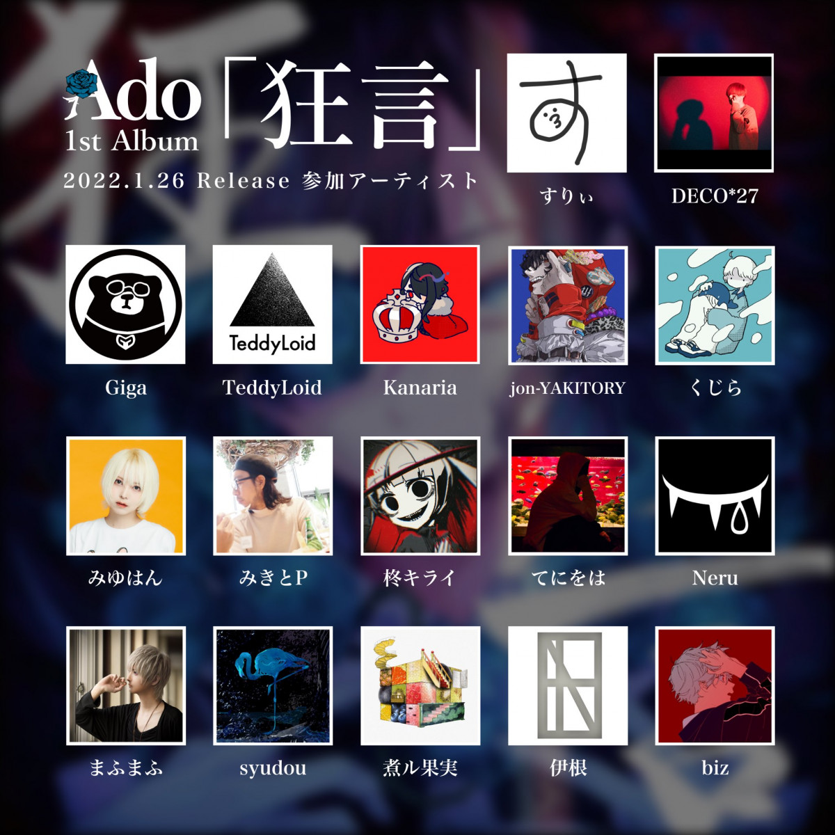Ado新專輯《狂言》：出道1年的歌曲紀錄+7首與VOCALOID P合作的精華傑作