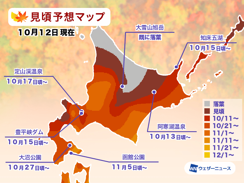 北海道紅葉2023月份預測！10大網民票選北海道紅葉景點秘景情報