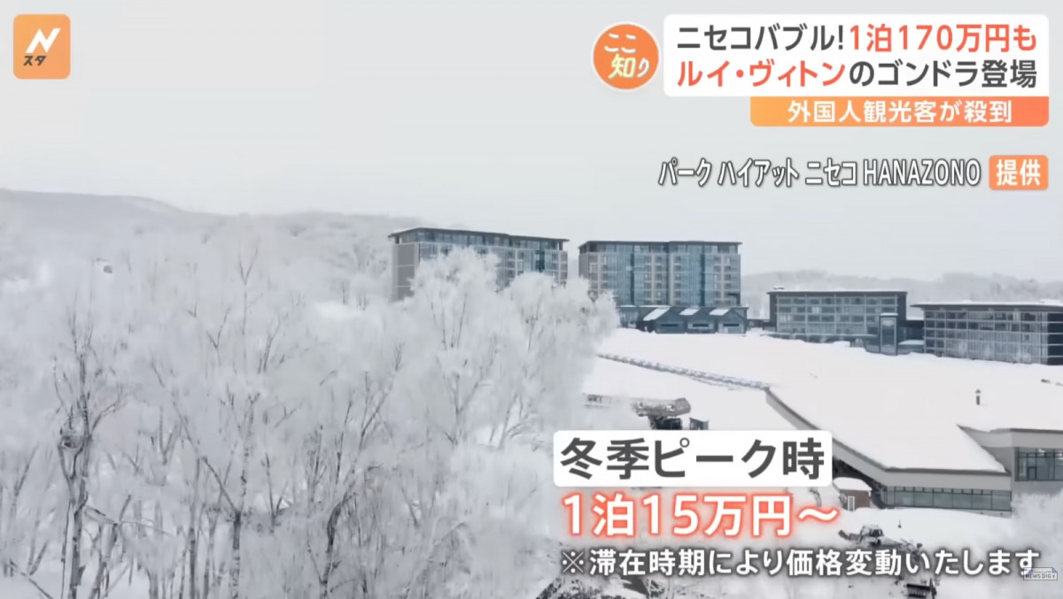 北海道滑雪聖地二世古誇張離譜物價 大受外國人歡迎 酒店被預訂一空
