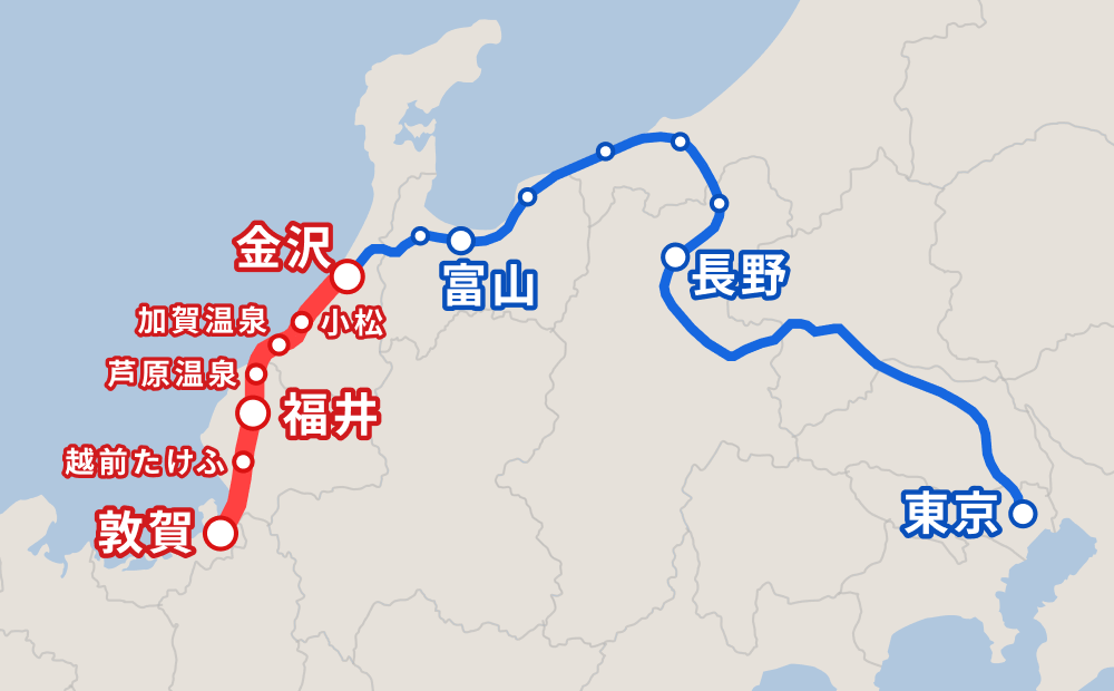 北陸新幹線金澤～敦賀線3月16日開通｜來往東京車程減50分鐘 關西北陸JR PASS加價
